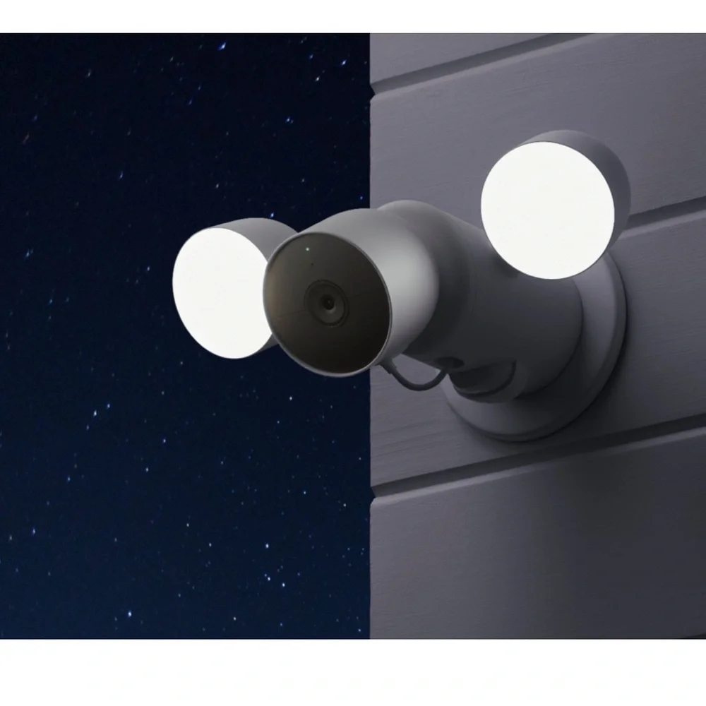 NEW: Google - Nest Cam with Floodlight in Snow